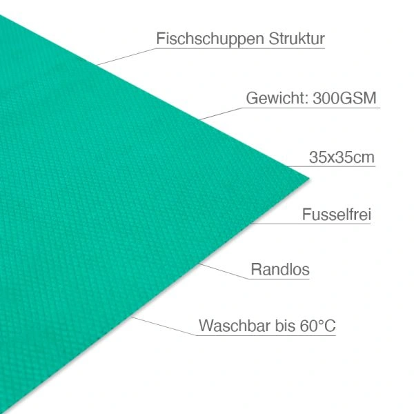 Liquid Elements - Scheiben Reinigungstuch Green Scale 300GSM